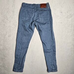Gustin Jeans Mens 30 (Fits 29x26) Slim Blue Raw Selvedge Denim Button Fly Casual
